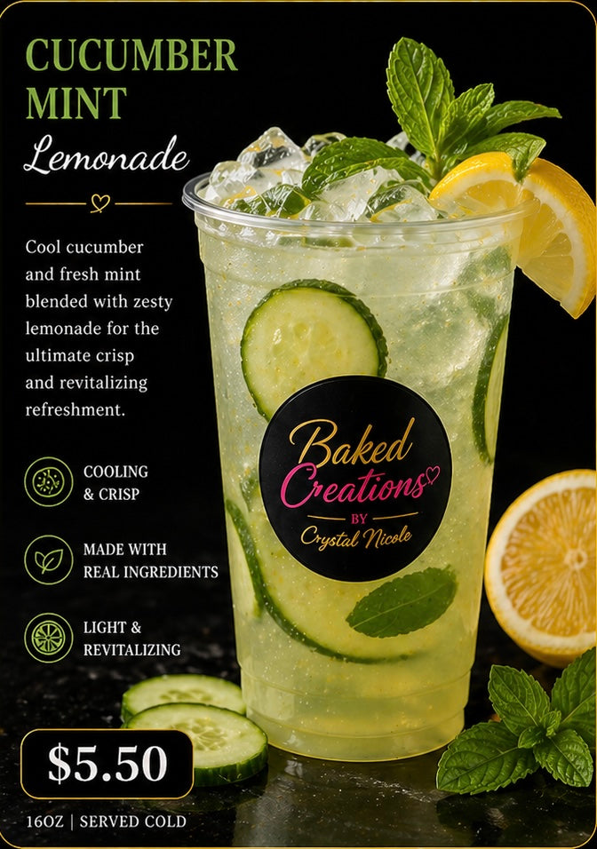 Cucumber Mint Lemonade Refresher