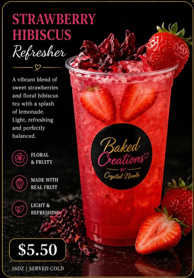 Strawberry Hibiscus Refresher