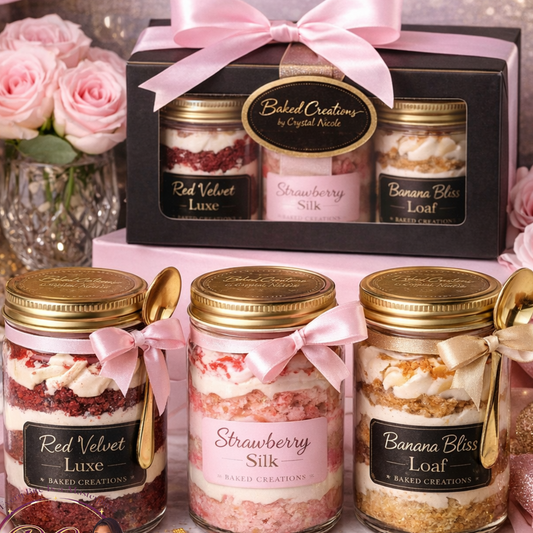 New- Signature Cake Jars 16oz
